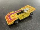 Hot Wheels Yellow Steam Roller Race Car Blackwall Hong Kong Mattel Vintage 1973