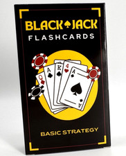 Blackjack Basic Strategy Flashcards for Beginners Casino Game Learning Cards