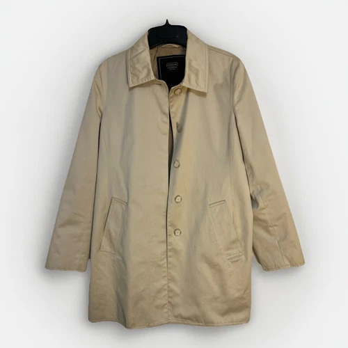 Giacca Coach donna marrone media lunghezza media