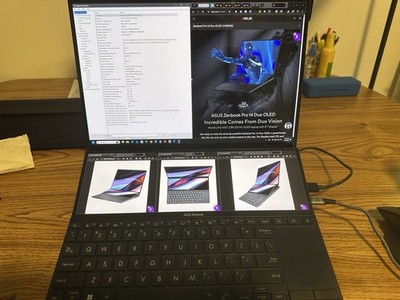 ASUS ZenBook Pro Duo 14.5  OLED UX8402ZA 1TB SSD 32GB i7-12700H (2.30GHz)