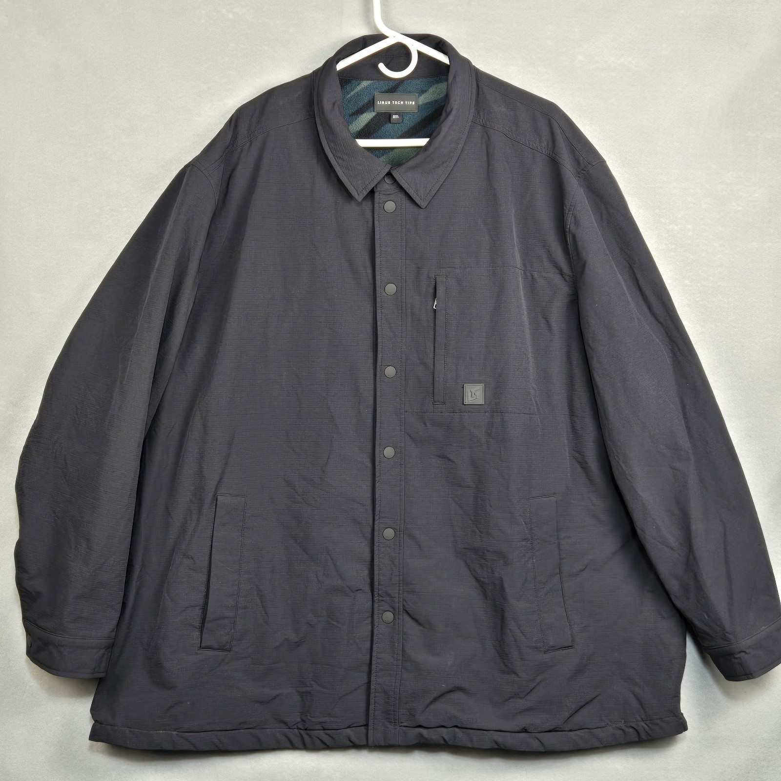 Linus Tech Tips Softshell Fleece Lined Jacket Men… - image 1