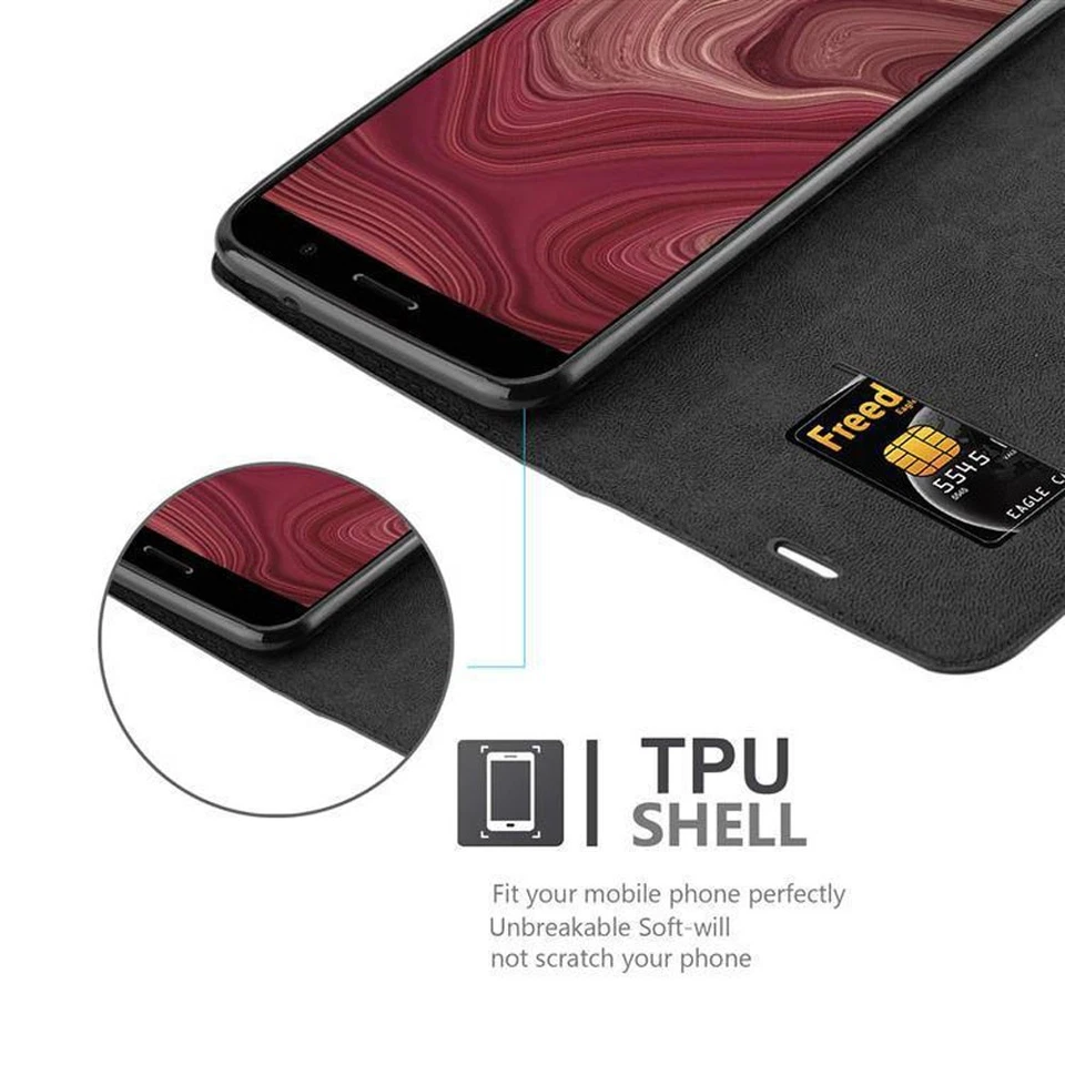 Case for HTC OCEAN / U11 Cover Protection Book Wallet Magnetic Book - Image 3 of 4