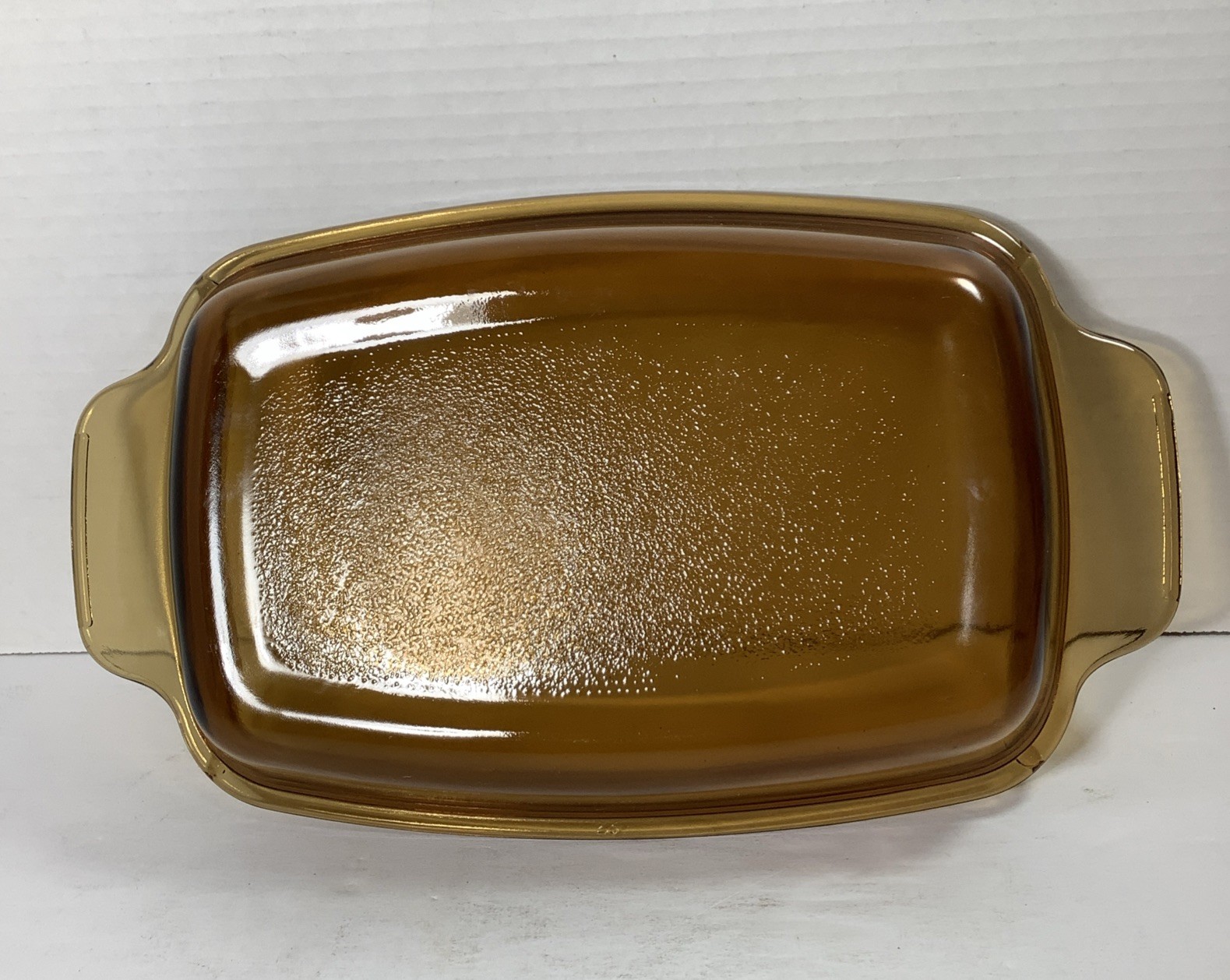 Vintage West Bend Slow Cooker Amber Brown Glass Lid 4 or 6 qt. Rectangle