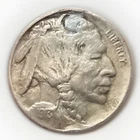 1913 p T1 Type One 5c Indian Head Buffalo Nickel Details Raised Mound 1667