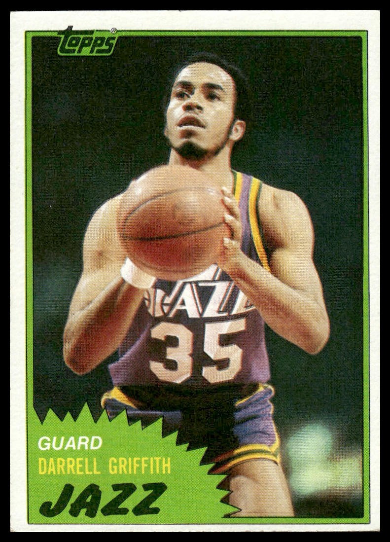 1981-82 Topps #41 Darrell Griffith RC Utah Jazz