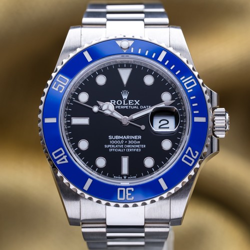 Rolex Submariner Date Cookie Monster 18K White Gold 41mm 126619LB Full Set