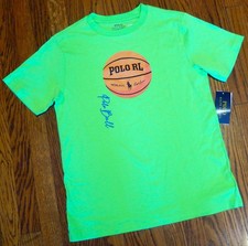 POLO RALPH LAUREN AUTHENTIC BOYS BRAND NEW ORIGINAL T-SHIRT Size M 10-12 , NWT