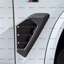 Dry Carbon Kotfl�gel Lufteinl�sse Seitenw�nde F�r 24-2026 BMW X5 X5M G05 F95 LCI