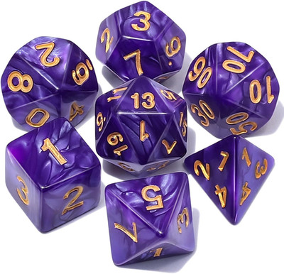 DND Polyhedral Dice Set with Dice Bag for Dungeons and Dragons RPG MTG Role Play