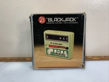 VTG WACO NOS 21 "Black Jack" Cordless Electric Game Japan mechanical Untested