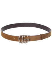 Gucci Gg Marmont Suede Belt Women's