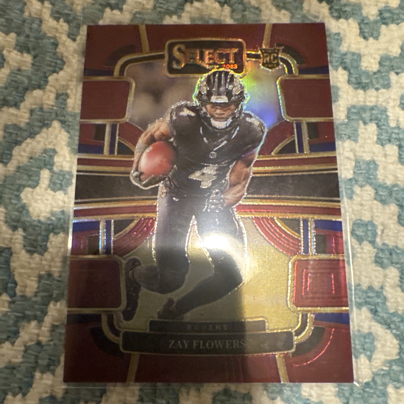 2023 Panini Select Concourse Maroon Prizm /149 Zay Flowers #8 RC Rookie SP