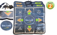 Dance DDR game Pads Mats - Energy [2 pack] for PS1/PS2/Xbox/Nintendo GameCube/PC