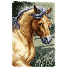 Vervaco Latch Hook Kit: Rug: Horse