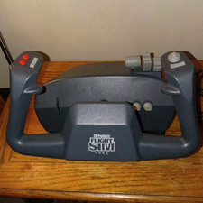 CH Products Flight Sim Yoke Flight Yoke USB Wired Ergonomic PC Gray