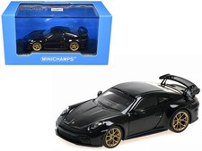 2025 Porsche 911 GT3 Weissach Package Black 1/64 Limited Edition by Minichamps