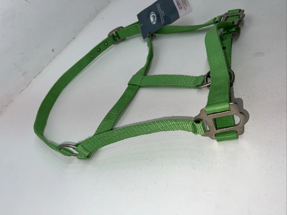 New Tough 1 Green Nylon Full Horse Halter #50-2011 3C-3 - Image 2 of 4