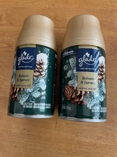 2 Glade Limited Edition Automatic Spray Refill Balsam & Spruce 6.2oz