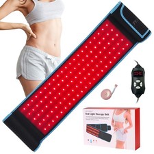 Red Light Therapy Belt for Body, Waist, Back, Knee Muscle Relief, 660nm/850nm
