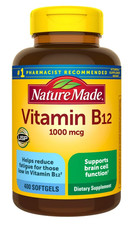 Nature Made Vitamin B12 1000 mcg 400 Softgels Energy Support