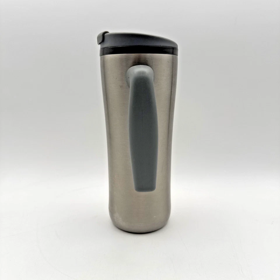 Taza de viaje Aladdin 16 oz Thermavac con bloqueo de fugas de acero inoxidable café té frío caliente Foto 3 de 4