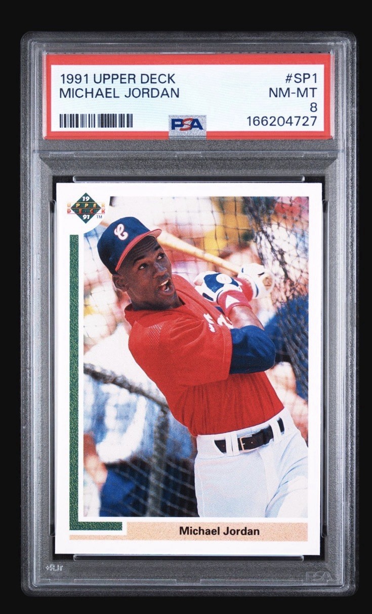 1991 Upper Deck #SP1 Michael Jordan PSA 8 NM-MT 🔥 Baseball RC 🔥 JUST GRADED