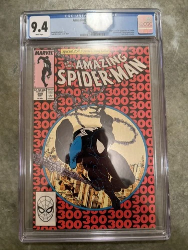 AMAZING SPIDER-MAN #300 CGC 9.4 WHITE PGS ORIGIN & 1ST APPEARANCE OF VENOM
