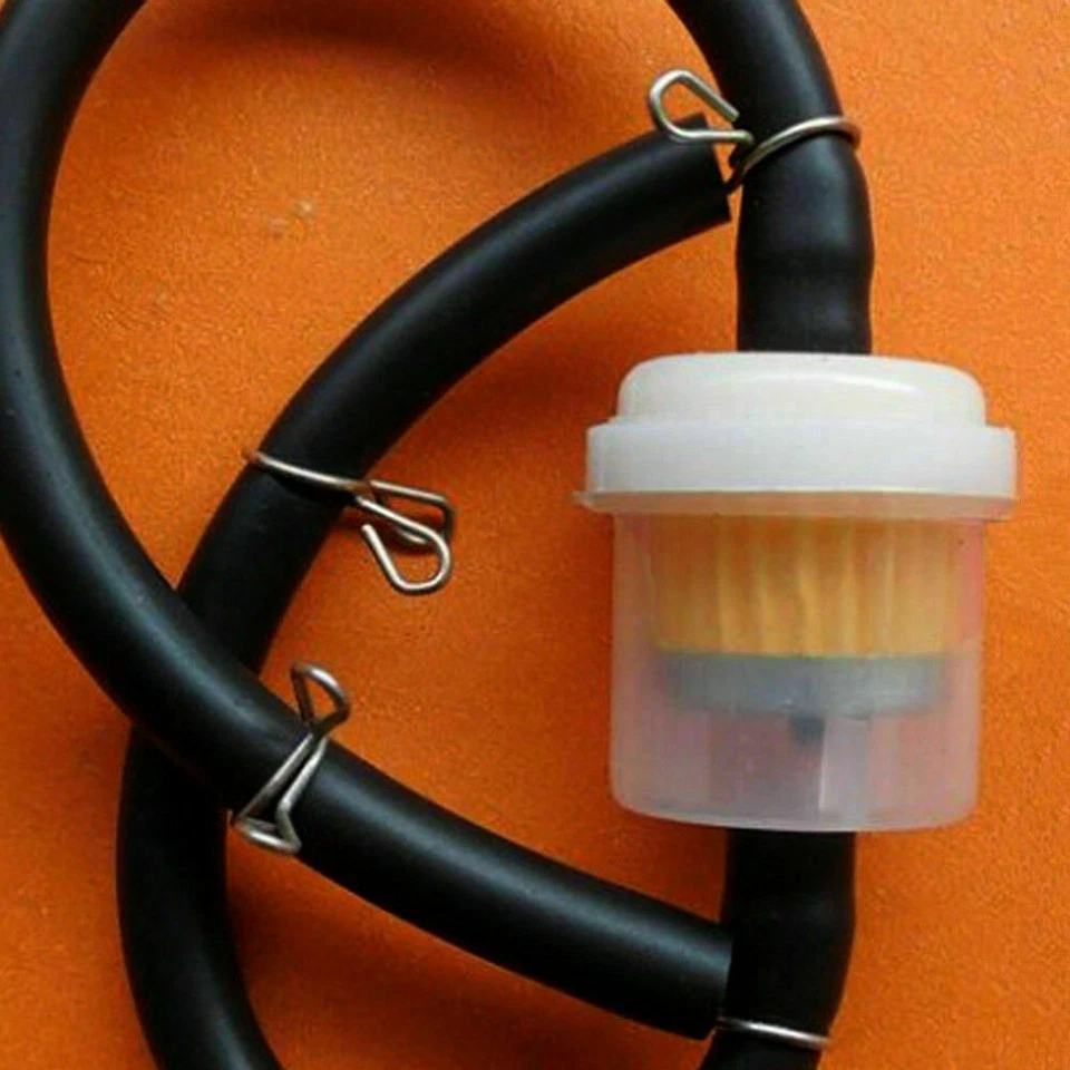 4pcs For Honda CRF CBR Pit Dirt Bike Motorcycle Round Plastic Gas Fuel Filter - Image 3 of 4