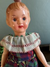 Vintage 1950  s Celluloid Doll Evergreen, Hong Kong