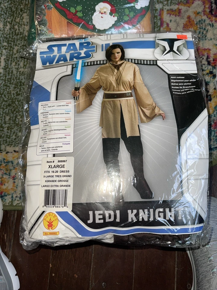 Disfraz de Caballero Jedi de la Guerra de las Galaxias para mujer Rubie cinturón perdido X-grande Foto 2 de 4