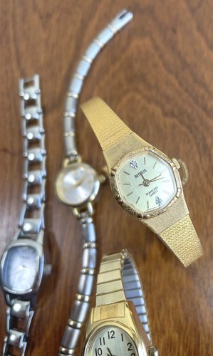 Woman's Lot of 4 Watches, Benrus, Rumours, Diamond Quartz, Gv2 - Picture 6 of 18