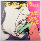 1977 The Rolling Stones "Love You Live" Warhol Gatefold Double LP Vinyl Record