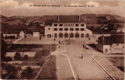 CPA AK St-POURCAIN-sur-SIOULE La Nouvelle Gare (683296)