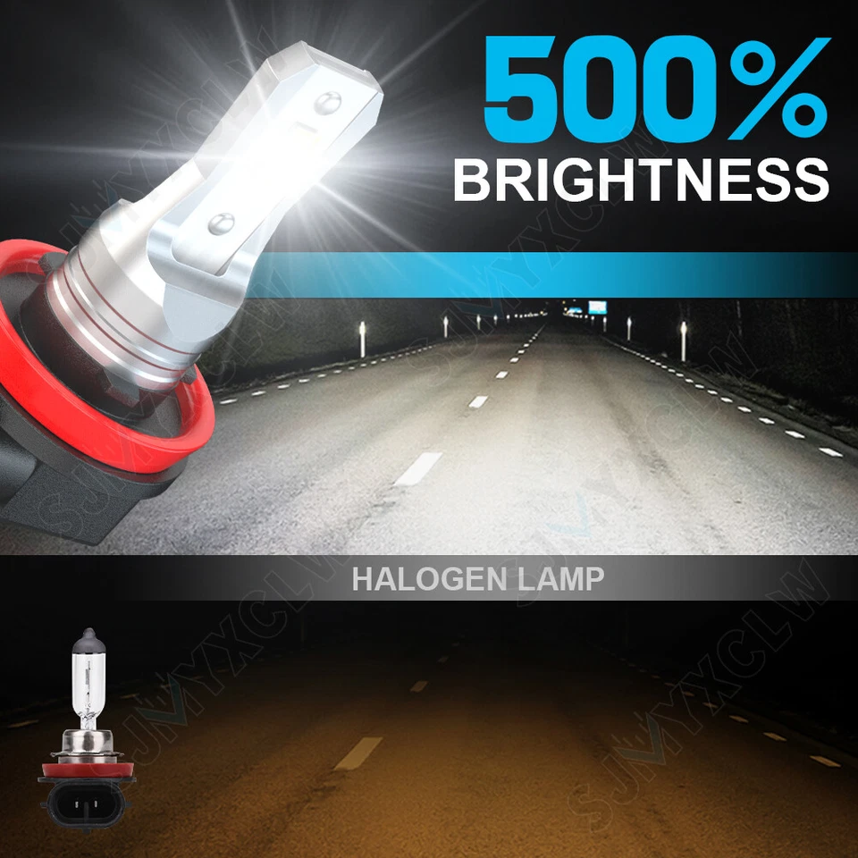 H9 H11 H11 LED Headlight Combo Kit Bulbs For Chevrolet Impala Limited 2014-2016 - Image 3 of 4