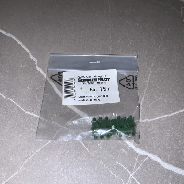 Aisladores Catenaria H0 Sommerfeldt Ref. 157