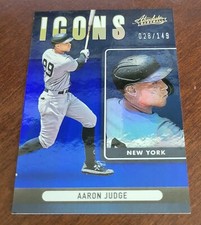 2022 Absolute Icons Spectrum Blue #6 Aaron Judge /149