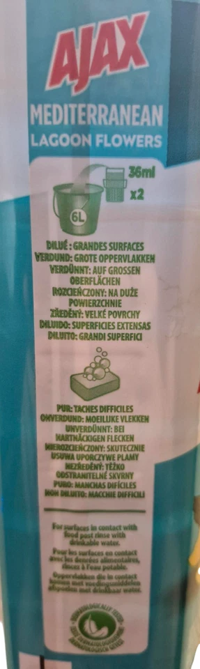 AJAX Duft Bodenreiniger Rot - Bild 3 von 4