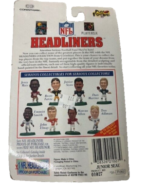 NEW 1996 Corinthian NFL Headliners Action Figure Junior Seau San