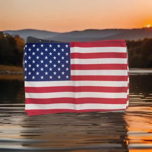 Set of 4 - ๐บ๐ธ American Flag Placemats ๐บ๐ธ 18in x 12in. NEW USA