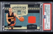 2009 TIMELESS TREASURES NBA STEPHEN CURRY ROOKIE PATCH /100 #6 PSA 8