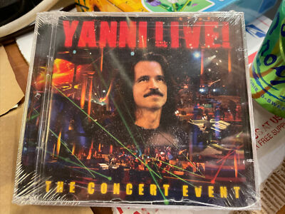 NEW SEALED AUDIO CD: YANNI LIVE - 13 TRACKS ,Rainmaker,The Storm...FREE SHIPPING