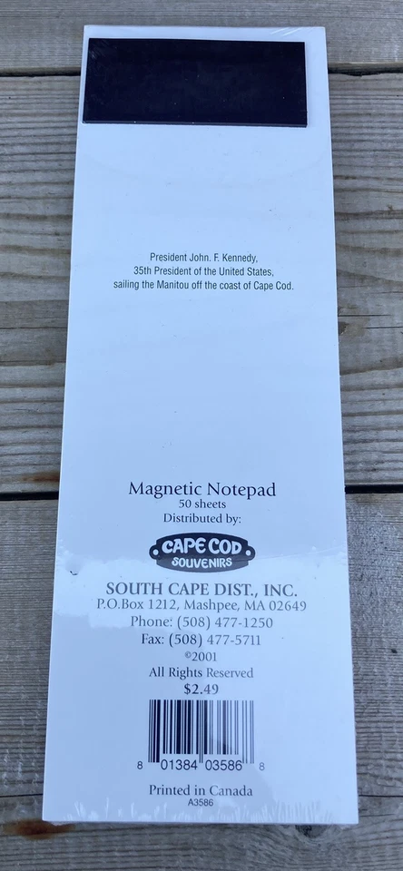 President John F Kennedy Magnetic Note Pad - Image 2 of 2
