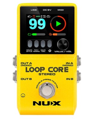 NUX Loop Core Stereo Guitar Effects Pedal