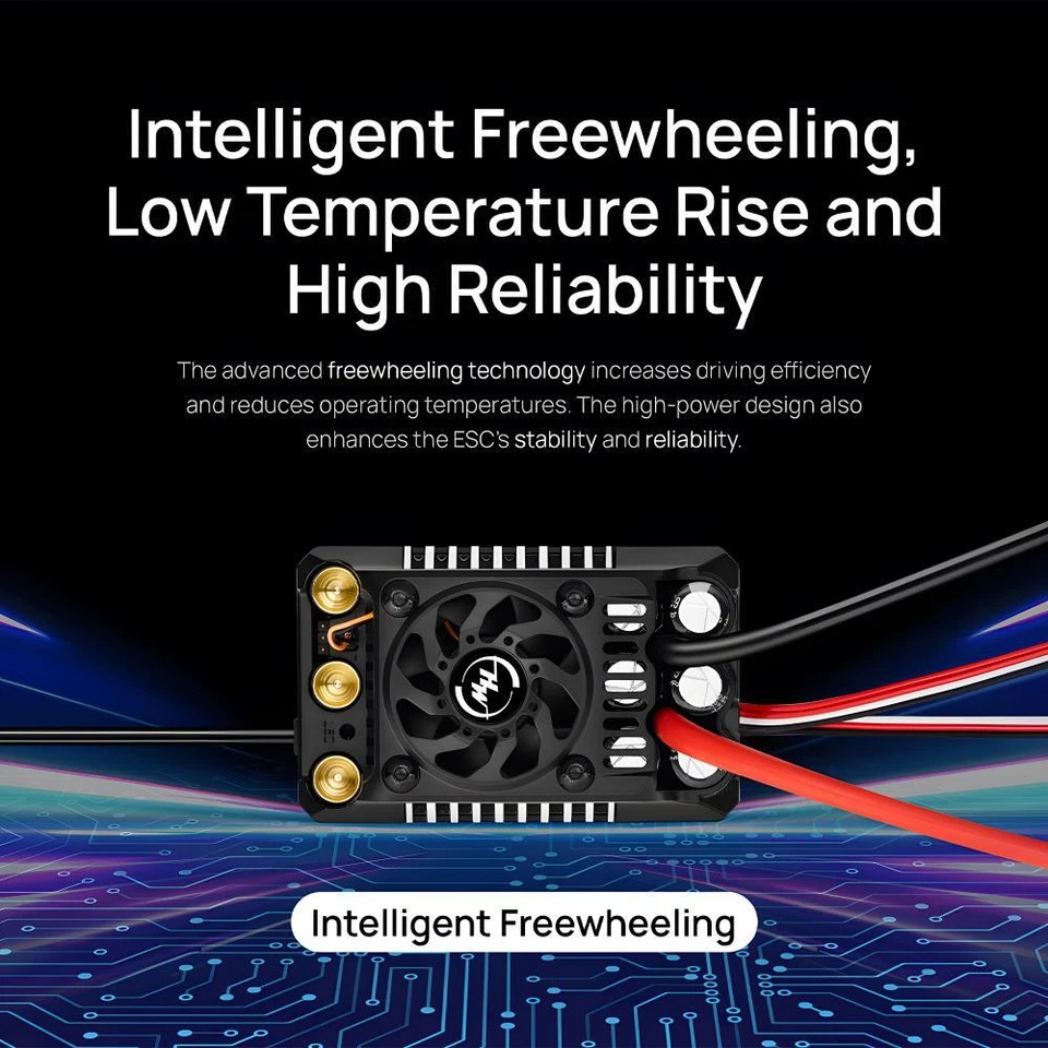 Hobbywing EzRun MAX5 G2 Brushless 330A ESC 5690 56118 Motor for 1/8 1/7 RC Car - Bild 4 von 4