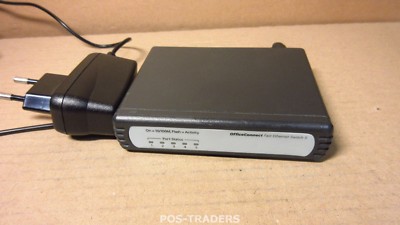 3Com OfficeConnect Switch - 5 ports 10/100 - Not Manageable - INCLUDING PSU