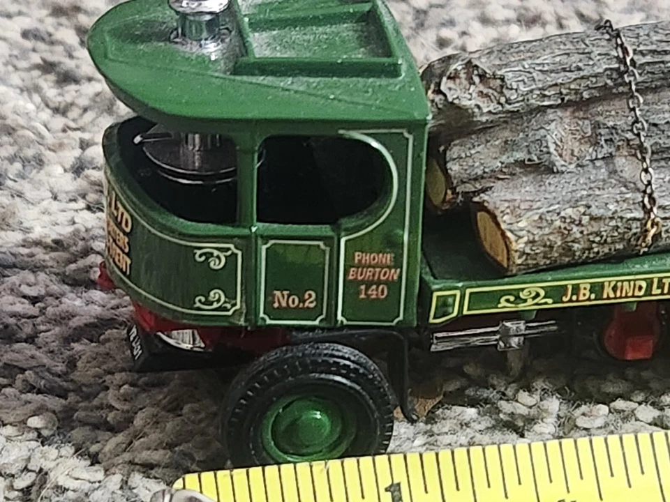 Matchbox Atkinson Steam Wagon J.B. Kind Timber Importers Lumber  - Image 3 of 4