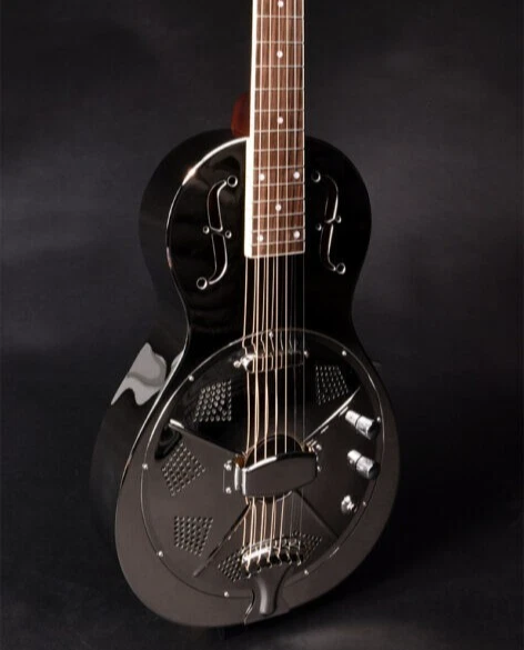 GUITARRA RESONADORA JOHNSON JR-960E-PN + pastilla Single Cone **EXPOSITOR** Foto 4 de 4