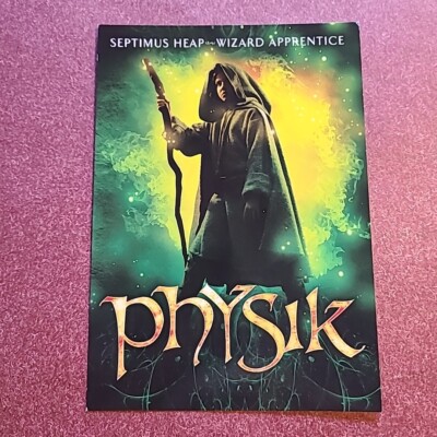 Buch Promo Postkarte: Septimus Heap Zauberlehrling, Angie Sage. Physik. 