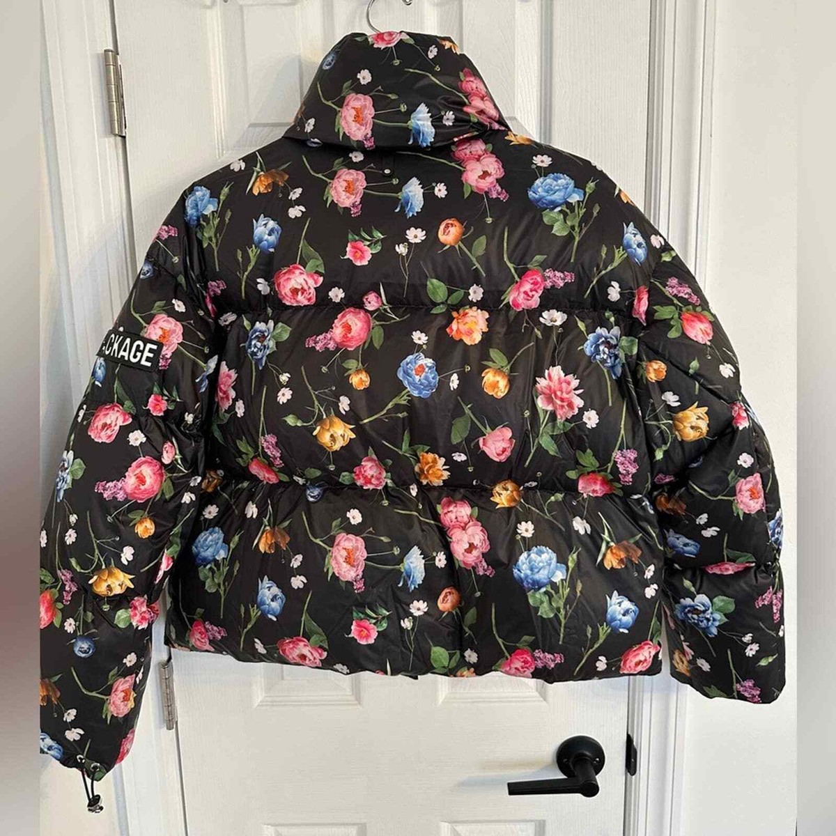 MACKAGE Mylah Down Floral Puffer Jacket size M | eBay