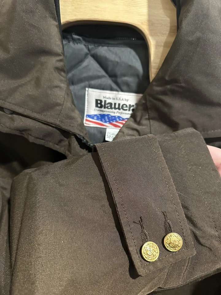 Vintage Blauer Gore-Tex Brown Jacket W/ Removable Liner Mens 2XL Bomber Police - Image 3 of 4